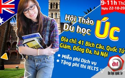 Hội thảo du học ÚC -“Chương trình thực tập hưởng lương cùng học bổng 25,000 AUD”