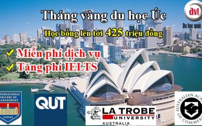 Tháng vàng tư vấn du học Úc – Học bổng lên đến 425 triệu đồng