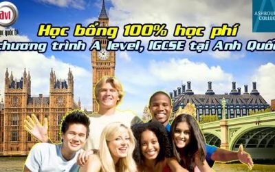 Học bổng lên đến 100% học phí chương trình A level, IGCSE tại Anh Quốc