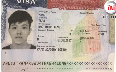 Visa du học Mỹ: Trần Bảo Thanh Long