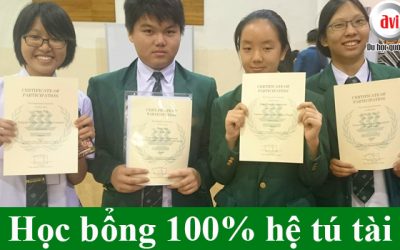 Cơ hội giành học bổng 100% hệ tú tài tại trường quốc tế Hwa chong
