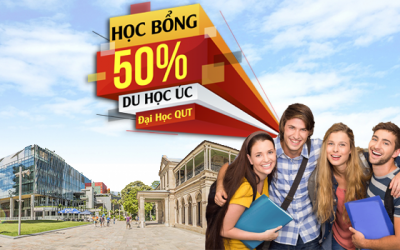 Học bổng lên đến 50% từ đại học hàng đầu Úc- QUT