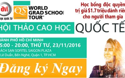 Gặp gỡ các trường đại học hàng đầu thế giới tại Hà Nội & Hồ Chí Minh trong tháng 11