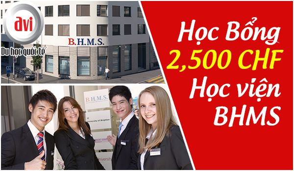 Cơ hội giành học bổng lên đến 57 triệu đồng từ Học viện BHMS Thụy Sĩ