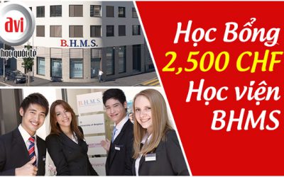 Cơ hội giành học bổng lên đến 57 triệu đồng từ Học viện BHMS Thụy Sĩ