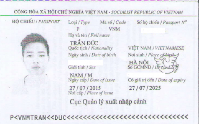 Visa Du Học Singapore: Trần Đức, Trường Học viện Quản lý Singapore (SIM), Singapore