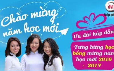 Tưng bừng học bổng và ưu đãi – Chào năm học mới 2016 – 2017