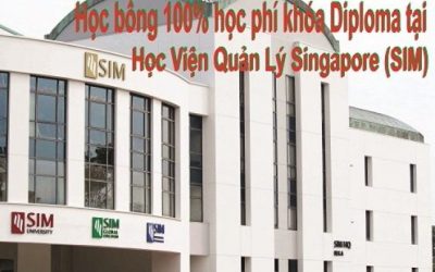 Học bổng 100% học phí khóa Diploma tại Học Viện Quản Lý Singapore (SIM)