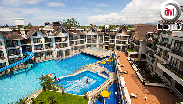 khu biệt thự khách sạn CROWN REGENCY