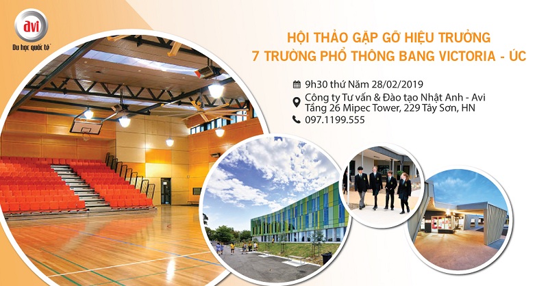 hội thảo gặp gỡ hiệu trưởng 7 trường phổ thông bang Victoria, Australia