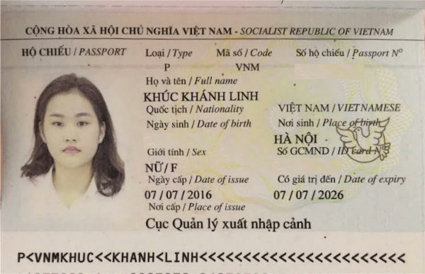 hộ chiếu khúc khánh linh