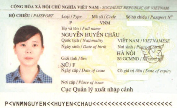 hộ chiếu nguyễn huyền châu