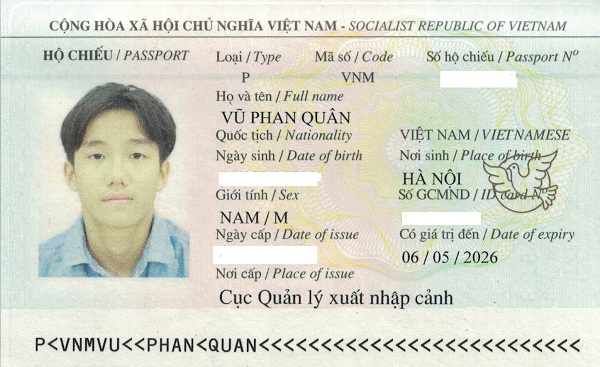 hộ chiếu vũ phan quân