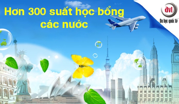 học bổng du học quốc tế 2016