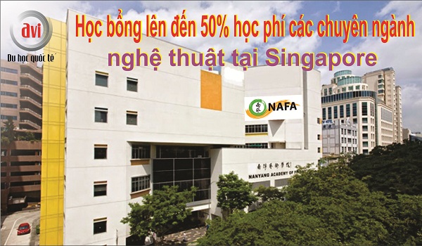 Học bổng lên đến 50% tại NAFA Singapore