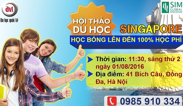 hội thảo du học singapore