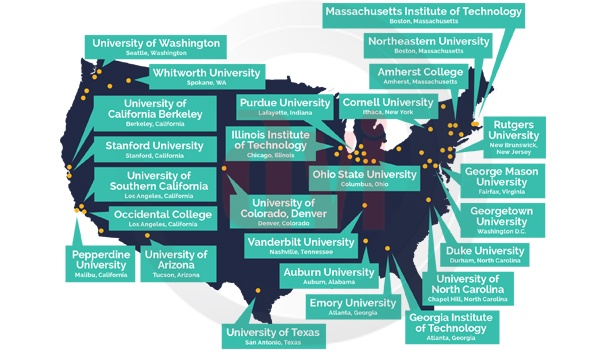 Mạng lưới chuyển tiếp của American Honors