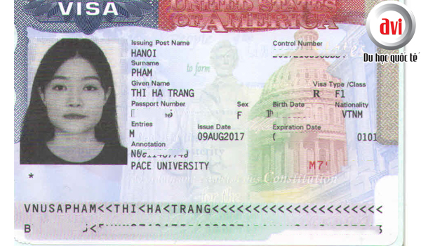 Visa du học Mỹ bạn Phạm Thị Hà Trang