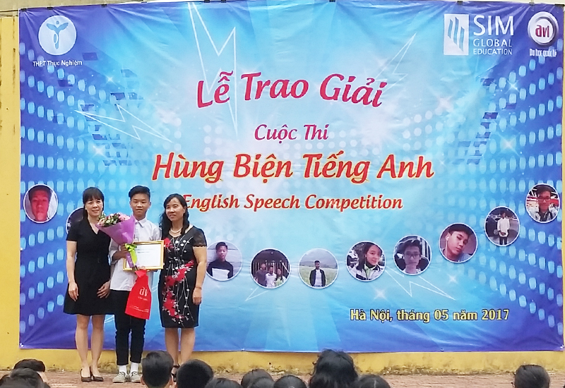 Giải nhất cuộc thi Hùng Biện Tiếng Anh