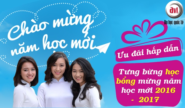Tưng bùng học bổng và ưu đãi chào năm học mới 2016 - 2017