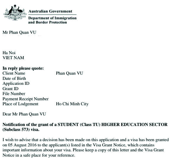 visa vũ phan quân