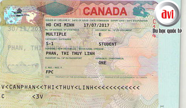 Visa du học Canada Phan Thị Thùy Linh