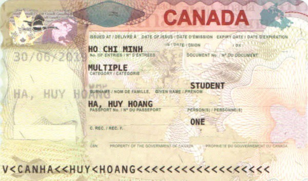 visa hà huy hoàng