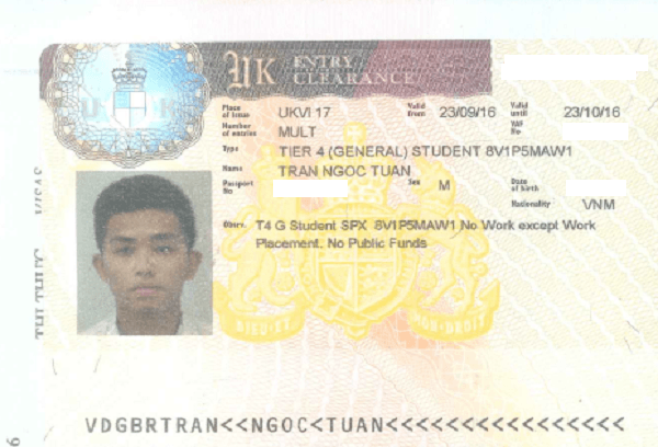 visa trần ngọc tuấn