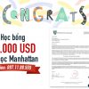 HỌC BỔNG 30.000 USD ĐẠI HỌC MANHATTAN – NGUYỄN PHAN MỸ TRÂN