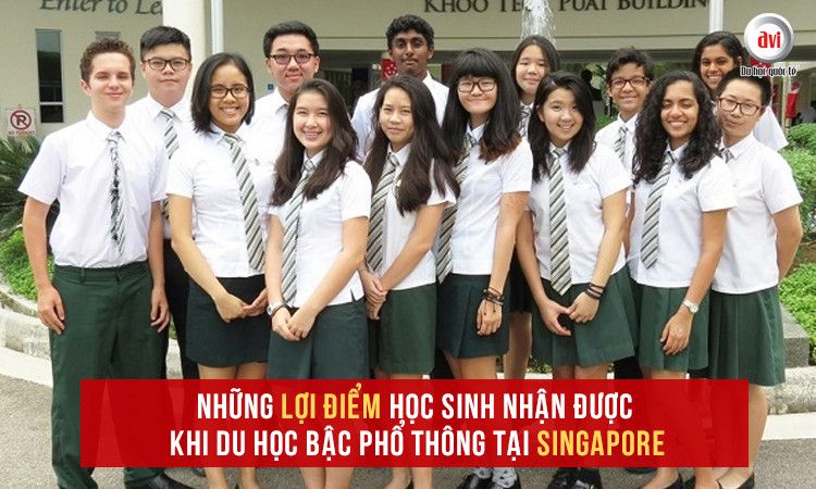 Những lợi điểm học sinh nhận được khi du học bậc phổ thông tại Singapore