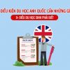 Điều kiện du học Anh Quốc cần có gì? 9 Điều du học sinh phải biết