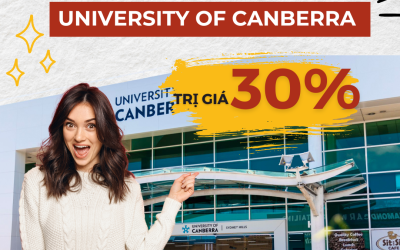 HỌC BỔNG ÚC TRỊ GIÁ 30% TẠI ĐẠI HỌC CANBERRA SYDNEY HILLS