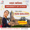 Săn học bổng du học New Zealand 35,000 NZD từ University of Otago