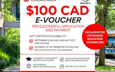 CẬP NHẬT CHƯƠNG TRÌNH INCENTIVE TỪ FANSHAWE POLYTECHNIC CHO KỲ THU 2026 VÀ ĐÔNG 2027